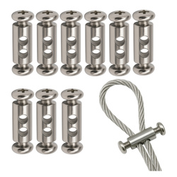 Mocowanie linki stalowej - typ E 5,9x10mm - zacisk linki stalowej