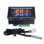 Thermostat 12V W2 -50°C to 110°C - Red-Blue - with temperature controller