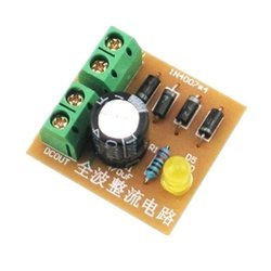 Power supply module with 1A filter - 3-20VAC - KIT - AC to DC graetz bridge