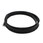 20mm cable braid - polyester braid/ braid - black - 1mb
