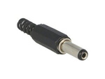 DC jack connector 5.5mm/2.1mm - female for soldered cable