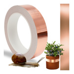 Copper Slug Repellent Self-adhesive 20m 25mm Copper Tape