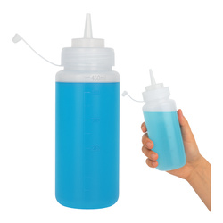 PE/PP bottle 450ml - with cap - for dispensing liquids