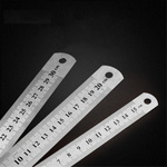 Metal ruler 15 cm - 6 inches - 0.5mm - double-sided - precise