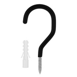 Bike Hook Bicycle Rack Black Handle 16.7cm