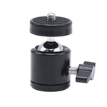 Mini 360 ball head - swivel - for 1/4 inch screw with 1/4 inch hole