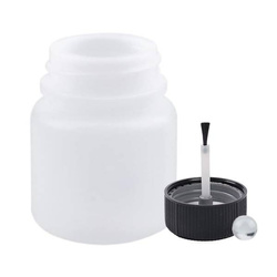 HDPE Plastic Bottle with Brush and Ball - 30 ml
