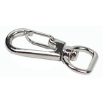 Metal carabiner with swivel 38x18mm - Carabiner for keys - Survival