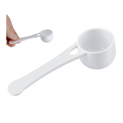 Round plastic teaspoon - measuring cup - 5g - disposable