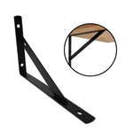Shelf support bracket 200x120mm - black - metal Support - Handle