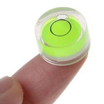 Mini round level - ø12mm - portable vial