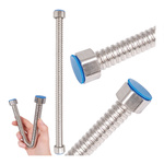 Stainless steel water hose 201 - 30cm - 1/2 Inch - corrugated pipe
