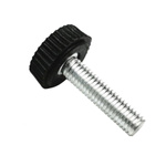 Pokrętło radełkowane M5x10mm - gałka, śruba z łbem bakelitowym