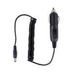 DC power cable - cigarette lighter socket 12V 1A - spiral 1.5M