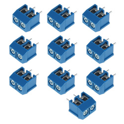 Złącze ARK 2PIN - raster 5mm - do zalutowania, druku - 10szt.