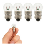 Mini 6V White Warm Light Bulb for DIY Electrical Circuits Experiments 5pcs