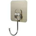 Self-adhesive hook - 70x70mm silver - Trinket hanger - Kitchen handle