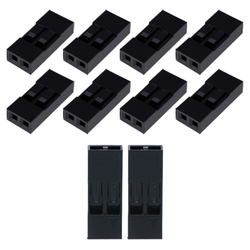 Pin connector 2.54mm - 2 pins - 10 pcs - sheath - for electronic circuits