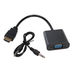 Adapter converter HDMI to VGA - D-SUB GOLD + audio