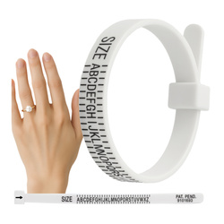 Jewelers' Measure with Alphabetical Graduation for Rings