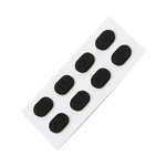 Anti-slip eyeglass nose pads - black - 1.5mm - 8 pieces - foam stickers