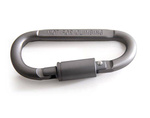 Type-D aluminum screw-on carabiner - 80mm - Carabiner - Survival - EDC