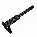 Mini plastic caliper 0-80 mm - black - measuring tool