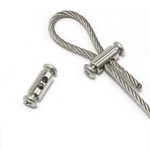 Wire rope attachment - type E 5.9x10mm - wire rope clamp