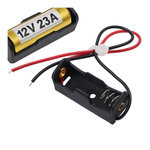 Battery basket 12V 23A - cube basket with wires