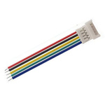 Micro JST connector with 150mm cable - 5 PIN raster 1.25 - MCX - male (male)