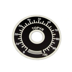 TOPVR potentiometer dial scale 0-100 - potentiometer dial