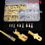 315pcs set - Non-insulated flat female male connector - 2.8mm 4.8mm 6.3mm