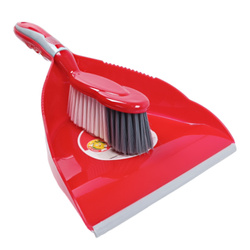Premium Cleaning Set Dustpan and Brush with Rubber Edge LIAO