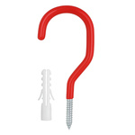 Bike Hook Bike Rack Red Handle 16.7cm