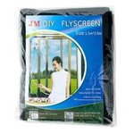 Mosquito net - Velcro black window net - 150x200cm - for mosquitoes and insects