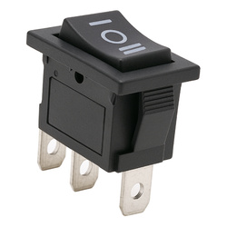 Bistable Rocker Switch KCD1- 21x15mm (ON)-OFF-(ON)