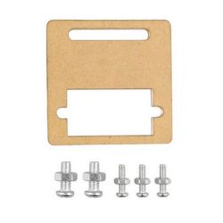 Servo mount 9g (SG90) - plexiglass frame 36x35 + screws