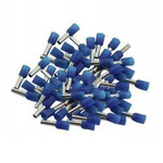 VE1008 sleeved cable terminal with insulation - blue 1mm2 - 100pcs - Konektor