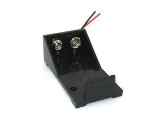 Battery basket 6F22 - 9V -R9 - open basket with wires