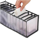 Linen organizer - 11 compartments - drawer insert - folding - fabric