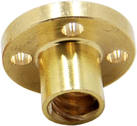 Nakrętka T8x8 z brązu do śruby trapezowej - 4 zwoje - Drukarka 3D