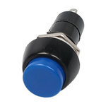 Pushbutton PBS-11A - 250V 3A - bistable - round - blue