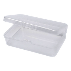 Rectangular Plastic Box - 75x50x20mm - Trinket Box