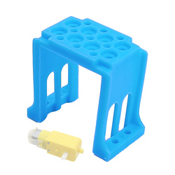 Plastic TT motor holder with gearbox - For building robots and DIY projects