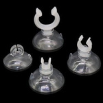 Silicone suction cup with 10x30mm handle for tubes and hoses - for aquariums