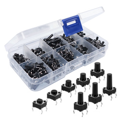 Set of 200pcs/8 kinds of TACT buttons - microstick - microswitch