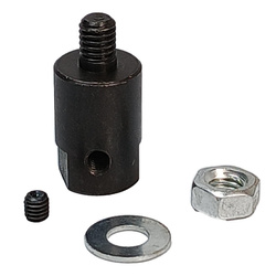 Circular saw hub for 5.0mm motor axle for M6 screw - motor shaft mounting