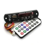 MP3 player module - 12V - USB - SD - FM - Bluetooth 5.0 + remote control