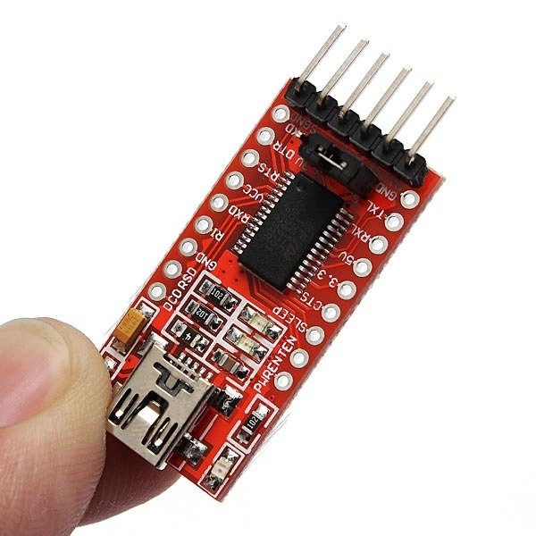 RS232 - FT232 - FTDI USB/TTL - 5V/3.3V - UART - to Arduino converter