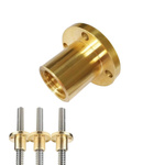 T8x12 Brass Nut - Trapezoidal Screw - 6 coils - 3D Printing